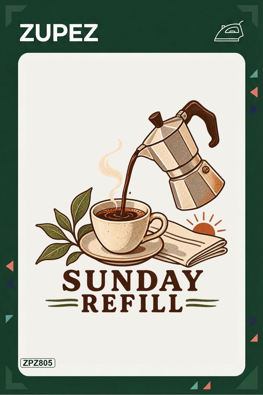 ZPZ805 – Sunday Refill Ütüyle Uygulanabilir Transfer Baskı ana ürün görseli