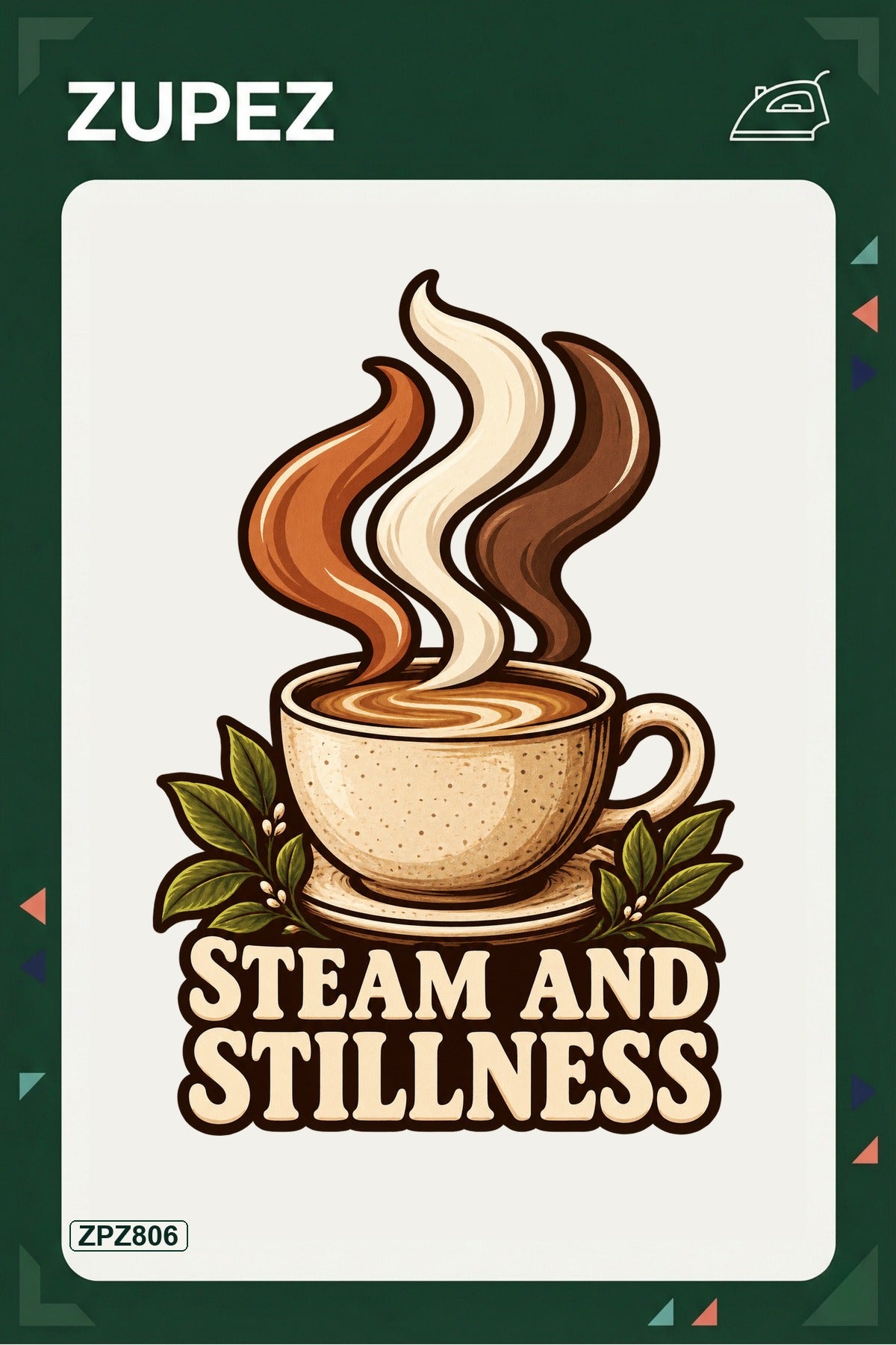 ZPZ806 – Steam And Stillness Ütüyle Uygulanabilir Transfer Baskı ana ürün görseli