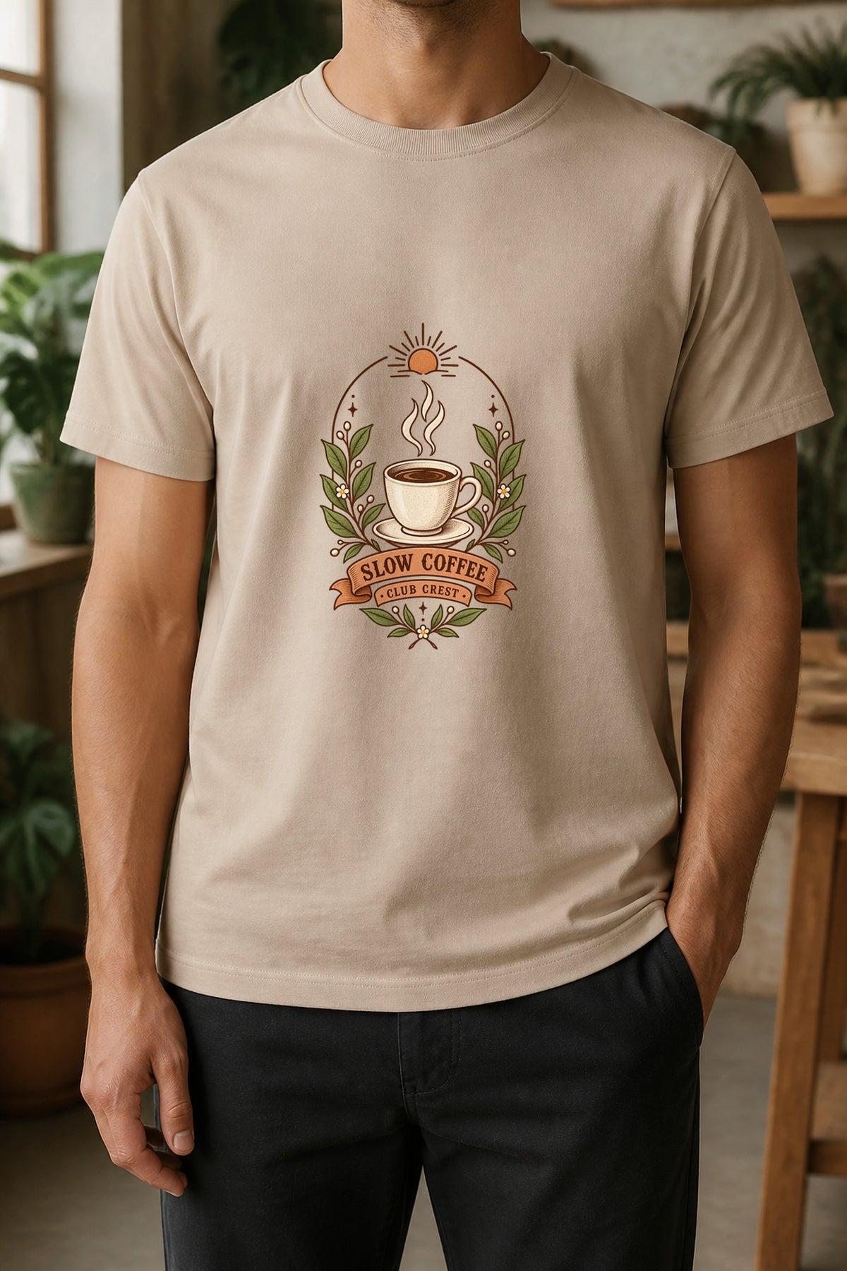 ZPZ809 transfer baskı gerçekçi kullanım mockup görseli; baskı alanı en fazla 19 × 25 cm