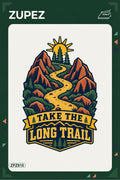 ZPZ810 – Take The Long Trail Ütüyle Uygulanabilir Transfer Baskı ana ürün görseli