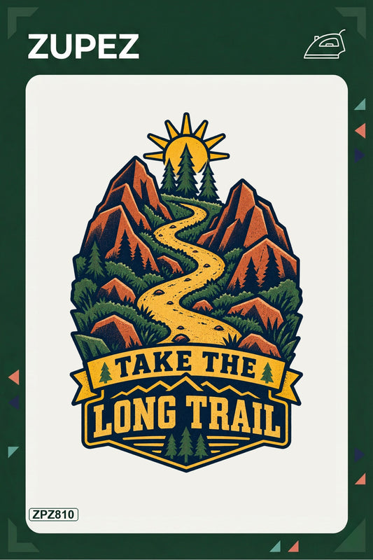 ZPZ810 – Take The Long Trail Ütüyle Uygulanabilir Transfer Baskı ana ürün görseli