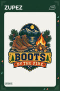 ZPZ813 – Boots By The Fire Ütüyle Uygulanabilir Transfer Baskı ana ürün görseli
