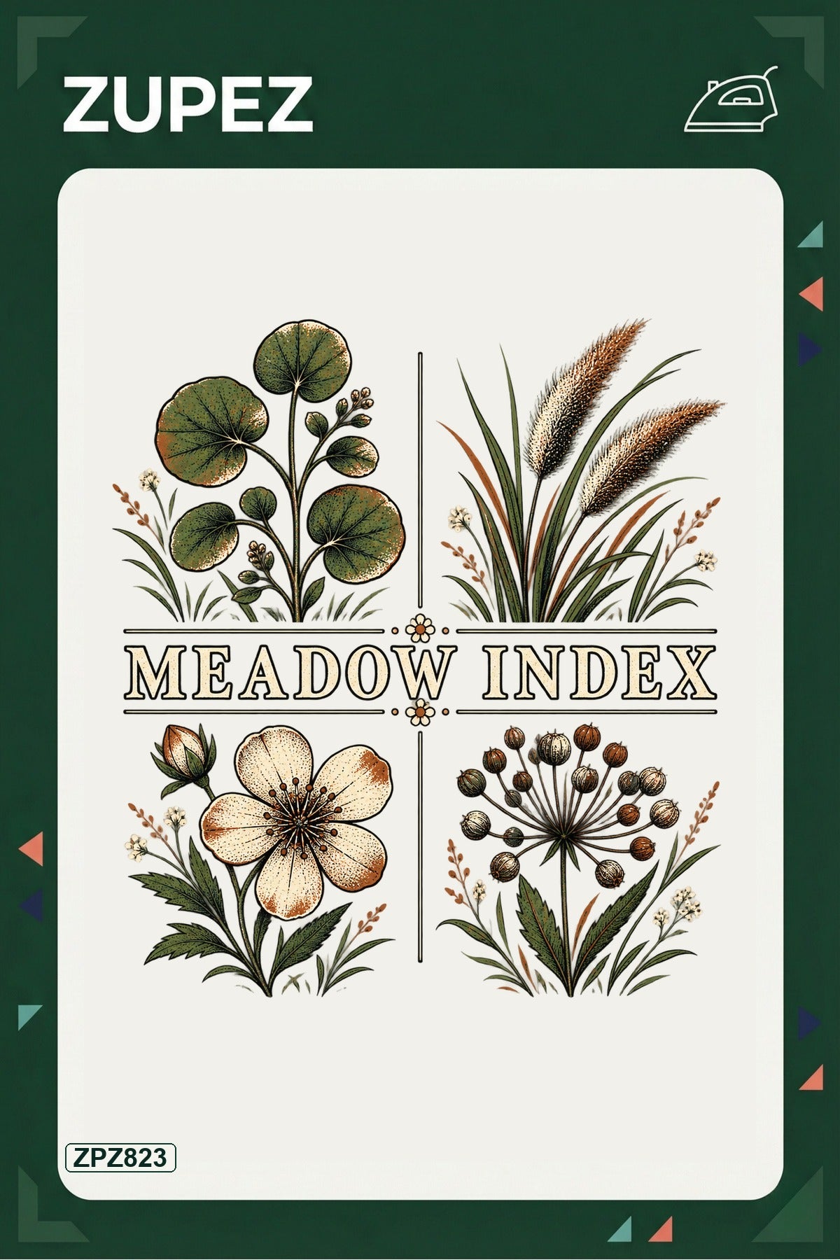 ZPZ823 – Meadow Index Ütüyle Uygulanabilir Transfer Baskı ana ürün görseli