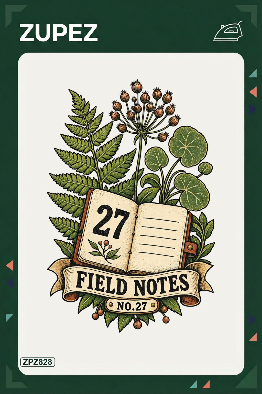 ZPZ828 – Field Notes No.27 Ütüyle Uygulanabilir Transfer Baskı ana ürün görseli