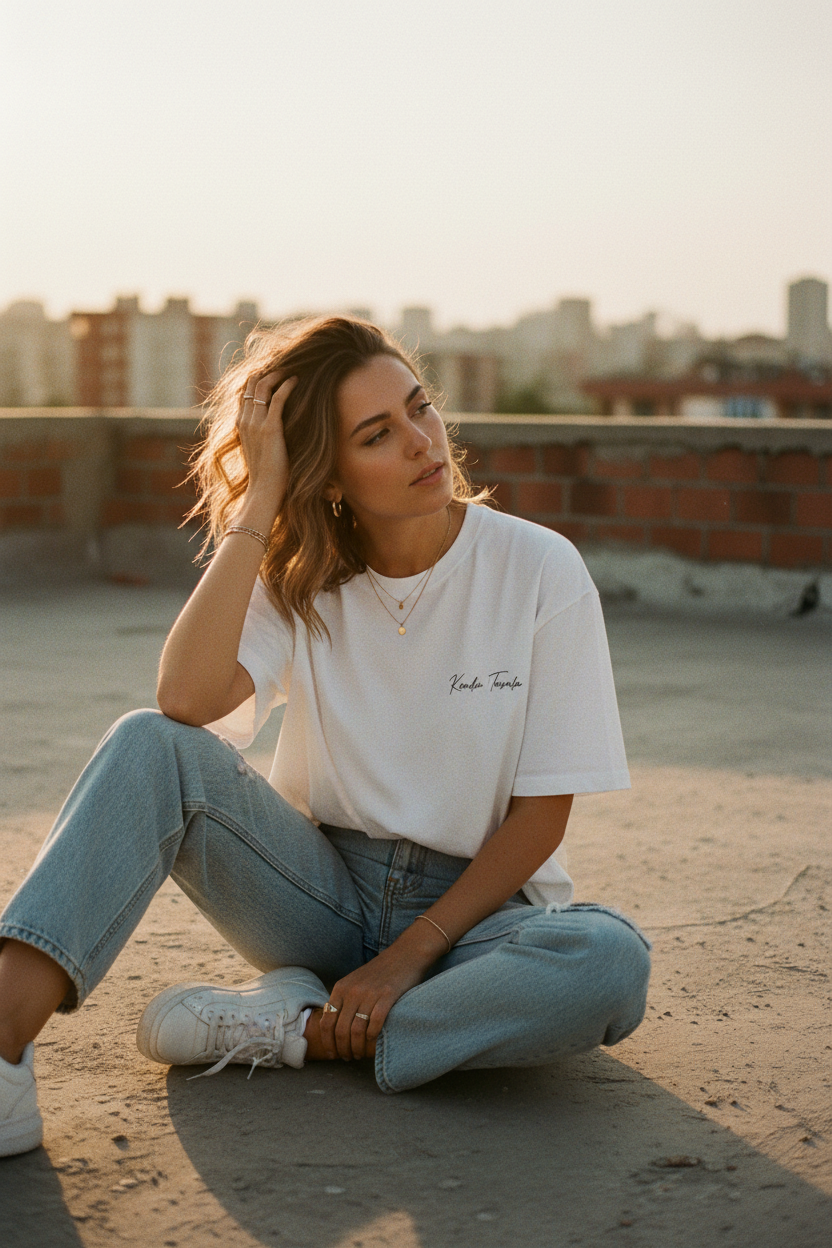 Kişiye Özel Unisex Tişört - Kadın Konsept